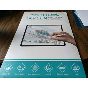 Ipad 13 Inch Plastic Screen Protector By Paper Film One Per Pack